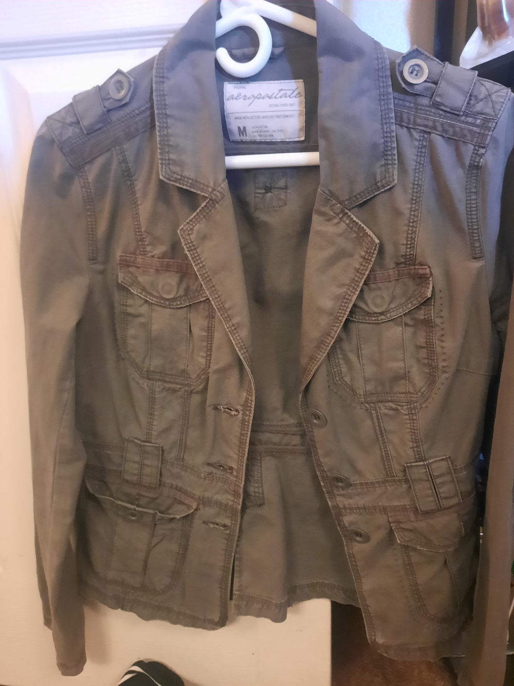 Aeropostale Olive Utility Jacket